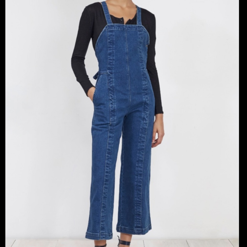 Apiece Apart Carmen Denim Overall - Navy Wash